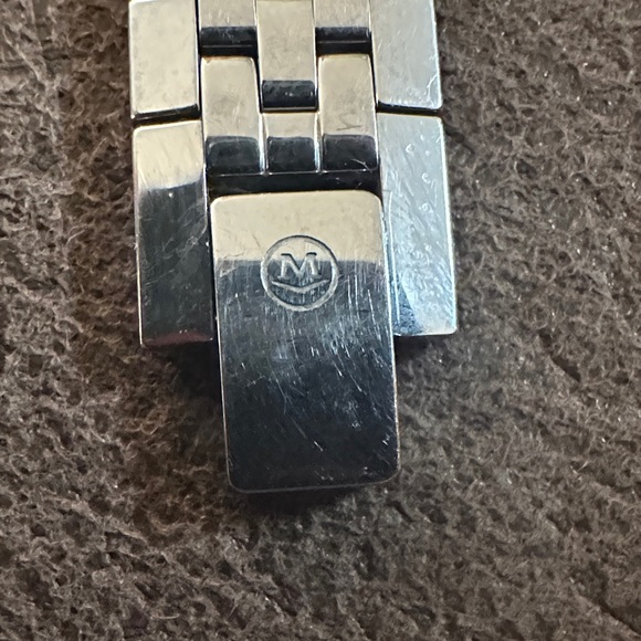 Movado Classic Silver Watch with Black Dial - Picture 4 of 7